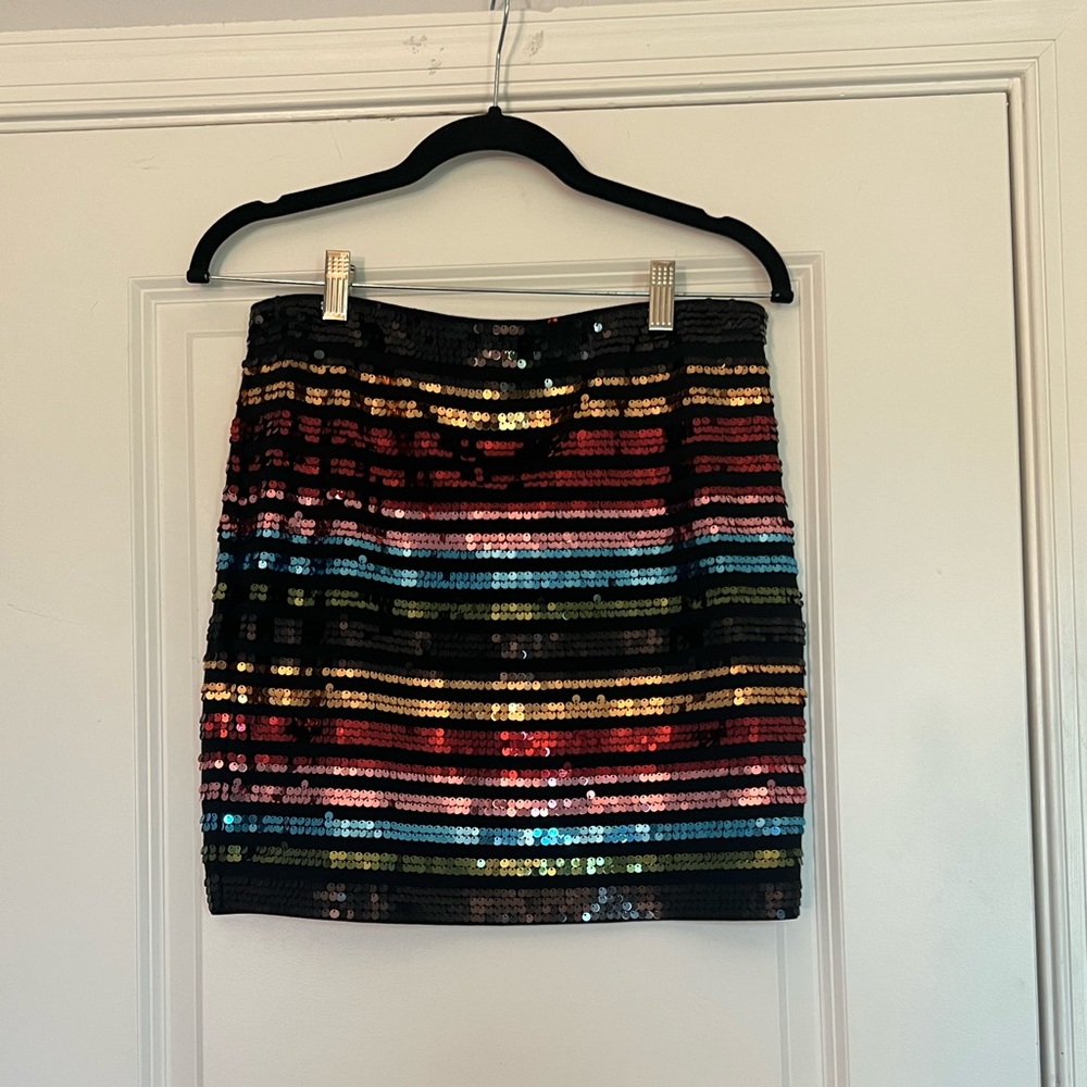 Express Sequin Mini Skirt